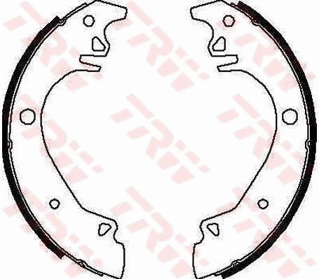 Jeu de mâchoires de frein TRW GS6217