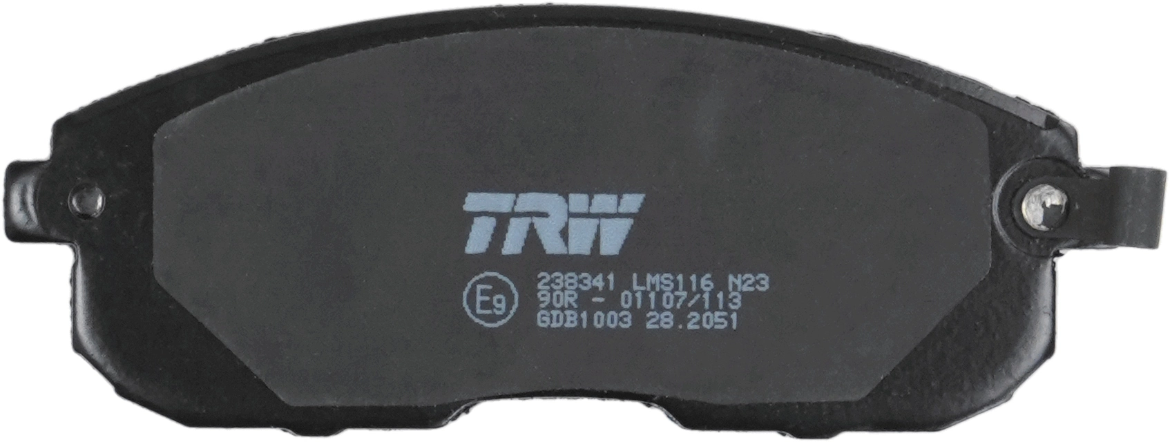 Kit de plaquettes de frein, frein à disque TRW GDB1003