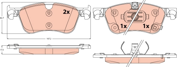 KLOCKI HAM. NISSAN P. QASHQAI 1,3 DIG-T 21-