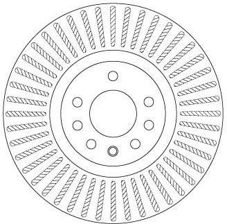 Disque de frein TRW DF6677S