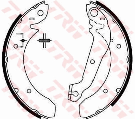 Jeu de mâchoires de frein TRW GS6152