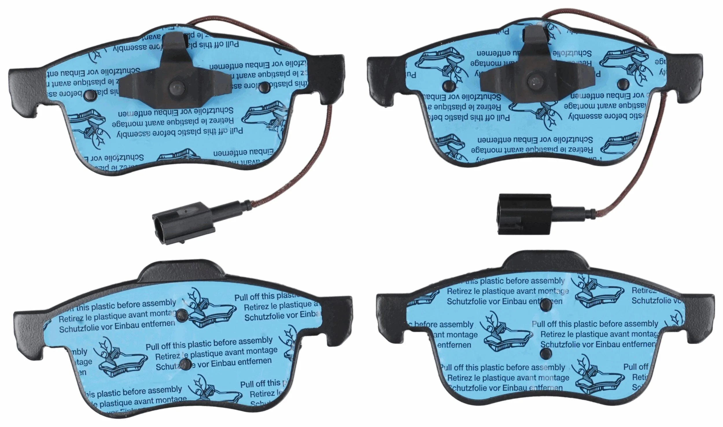 Kit de plaquettes de frein, frein à disque TRW GDB1865