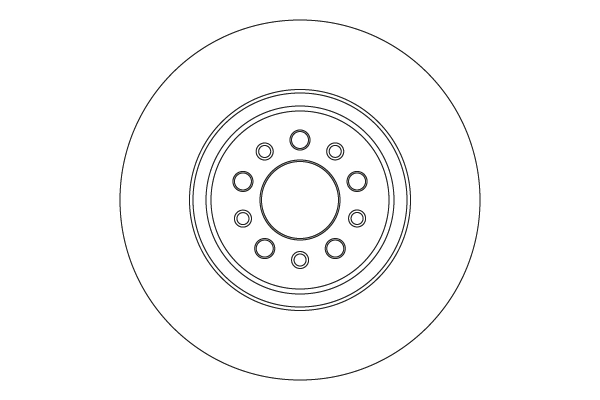 Disque de frein TRW DF6837S
