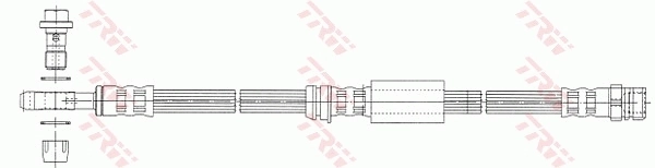 Flexible de frein TRW PHD1014
