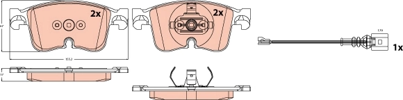 KLOCKI HAM. SKODA P. OCTAVIA 1,0-2,0 20-