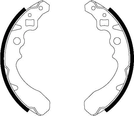 Jeu de mâchoires de frein TRW GS8282