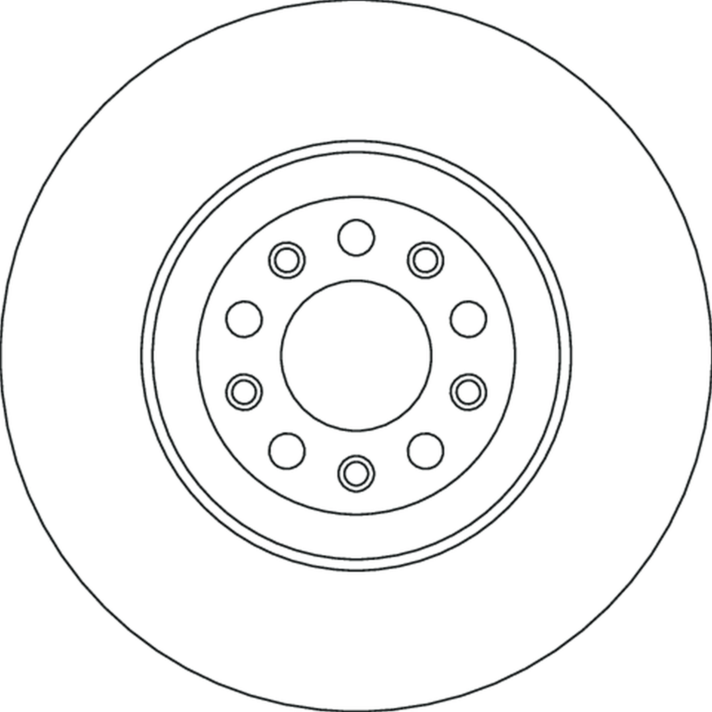 Disque de frein TRW DF6551S