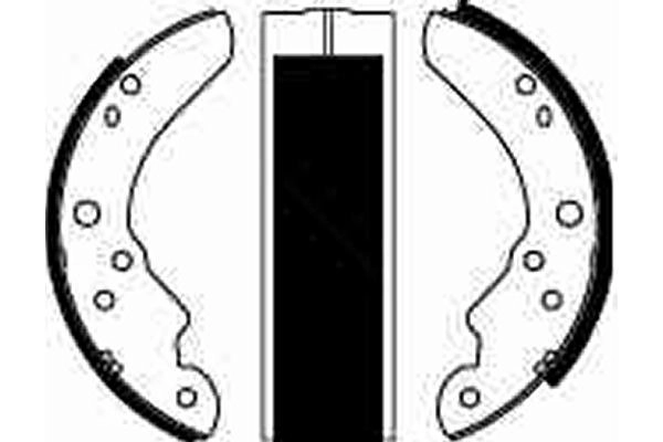 Jeu de mâchoires de frein TRW GS6141