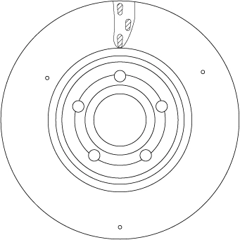 Disque de frein TRW DF6717S