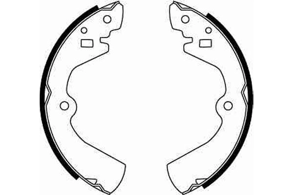 Jeu de mâchoires de frein TRW GS8308