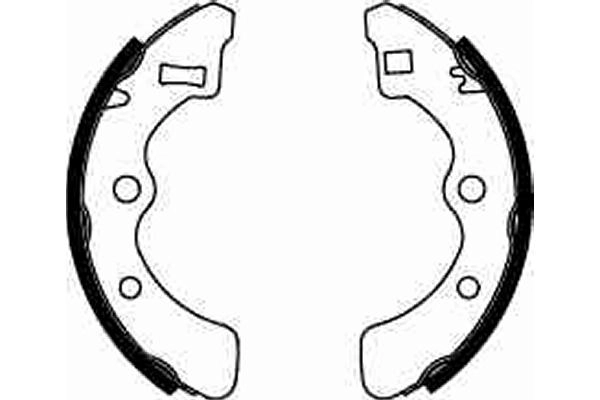 Jeu de mâchoires de frein TRW GS8085