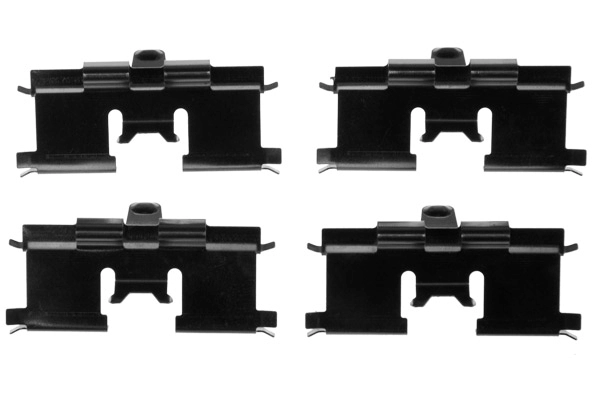 Kit d'accessoires, plaquette de frein à disque TRW PFK542