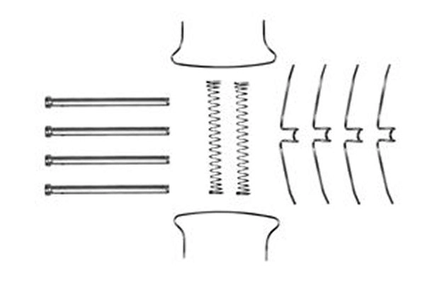 Kit d'accessoires, plaquette de frein à disque TRW PFK133
