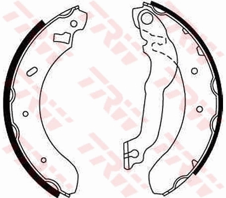 Jeu de mâchoires de frein TRW GS6255