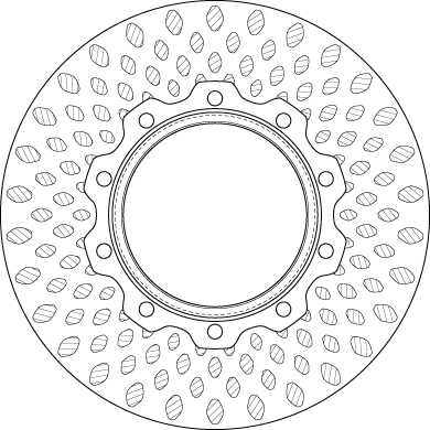 Disque de frein TRW DF5019S