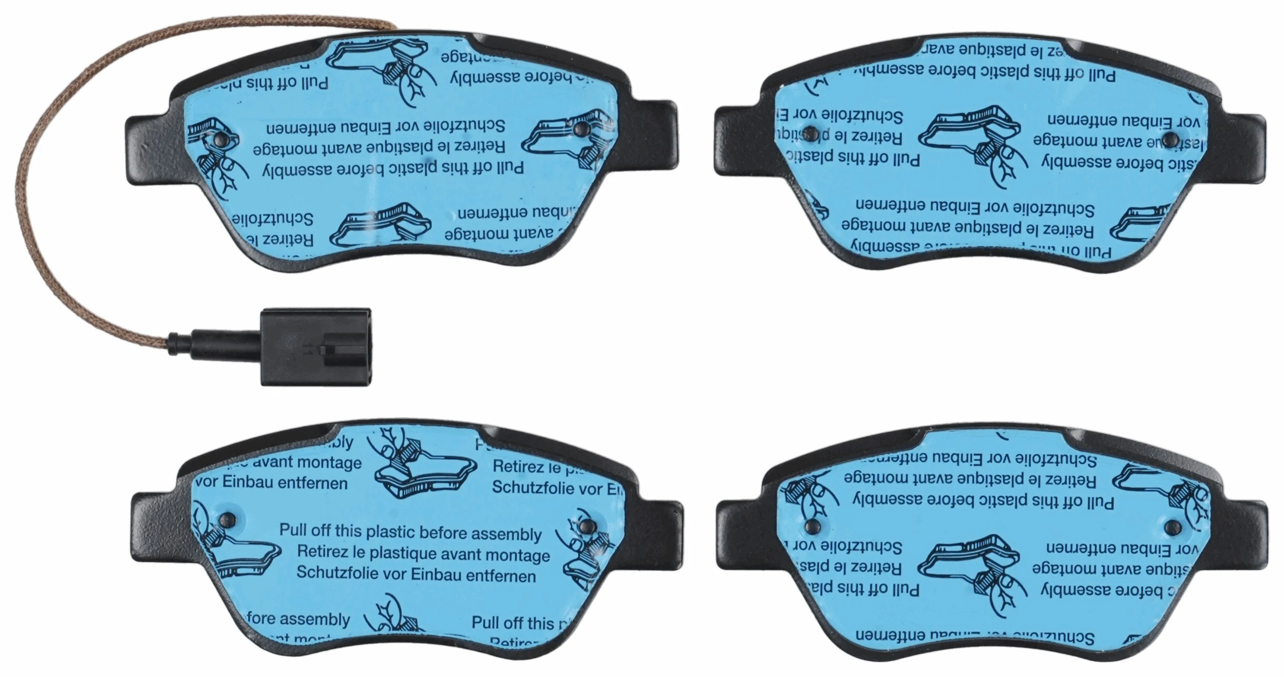 Kit de plaquettes de frein, frein à disque TRW GDB1590
