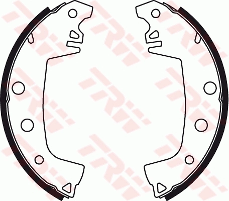 Jeu de mâchoires de frein TRW GS8020