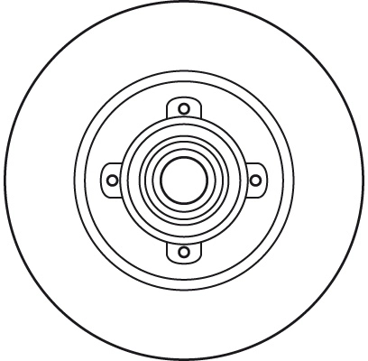 Disque de frein TRW DF6042BS