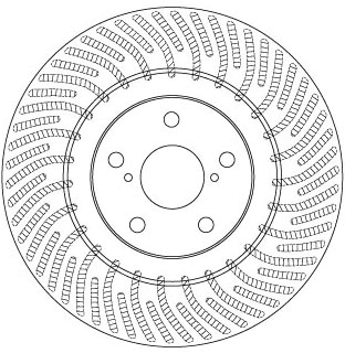 Disque de frein TRW DF6692S