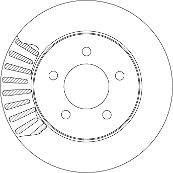 Disque de frein TRW DF4508