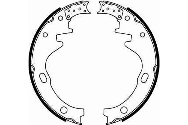 Jeu de mâchoires de frein TRW GS8259