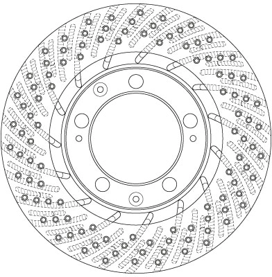 Disque de frein TRW DF6467S