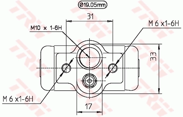 Cylindre de roue TRW BWD230