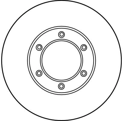 Disque de frein TRW DF1012