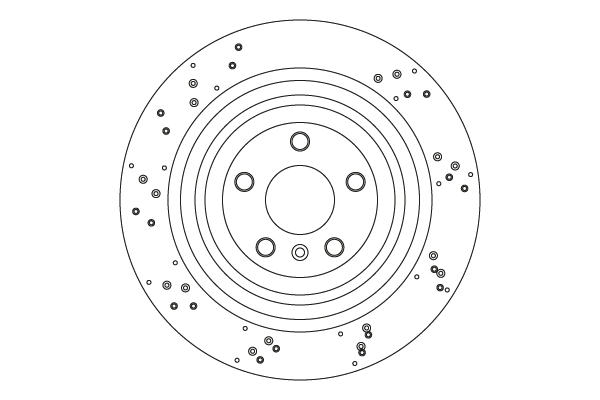 Disque de frein TRW DF6849S
