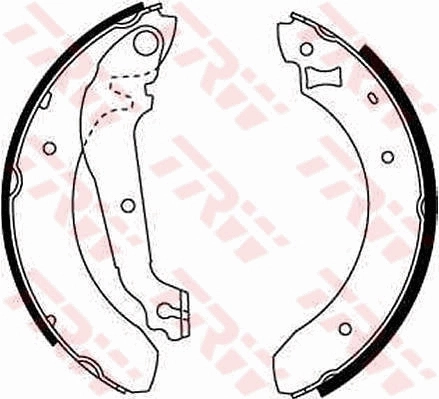 Jeu de mâchoires de frein TRW GS6207