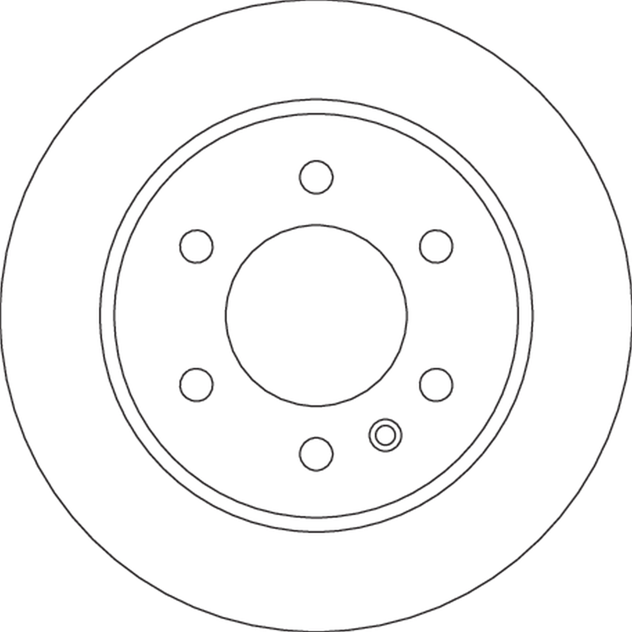 Disque de frein TRW DF6596S