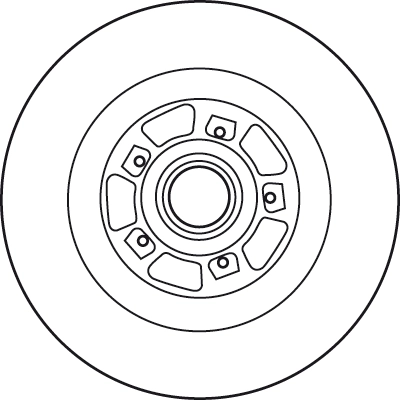 Disque de frein TRW DF6127BS