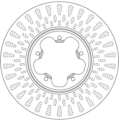 Disque de frein TRW DF6514S