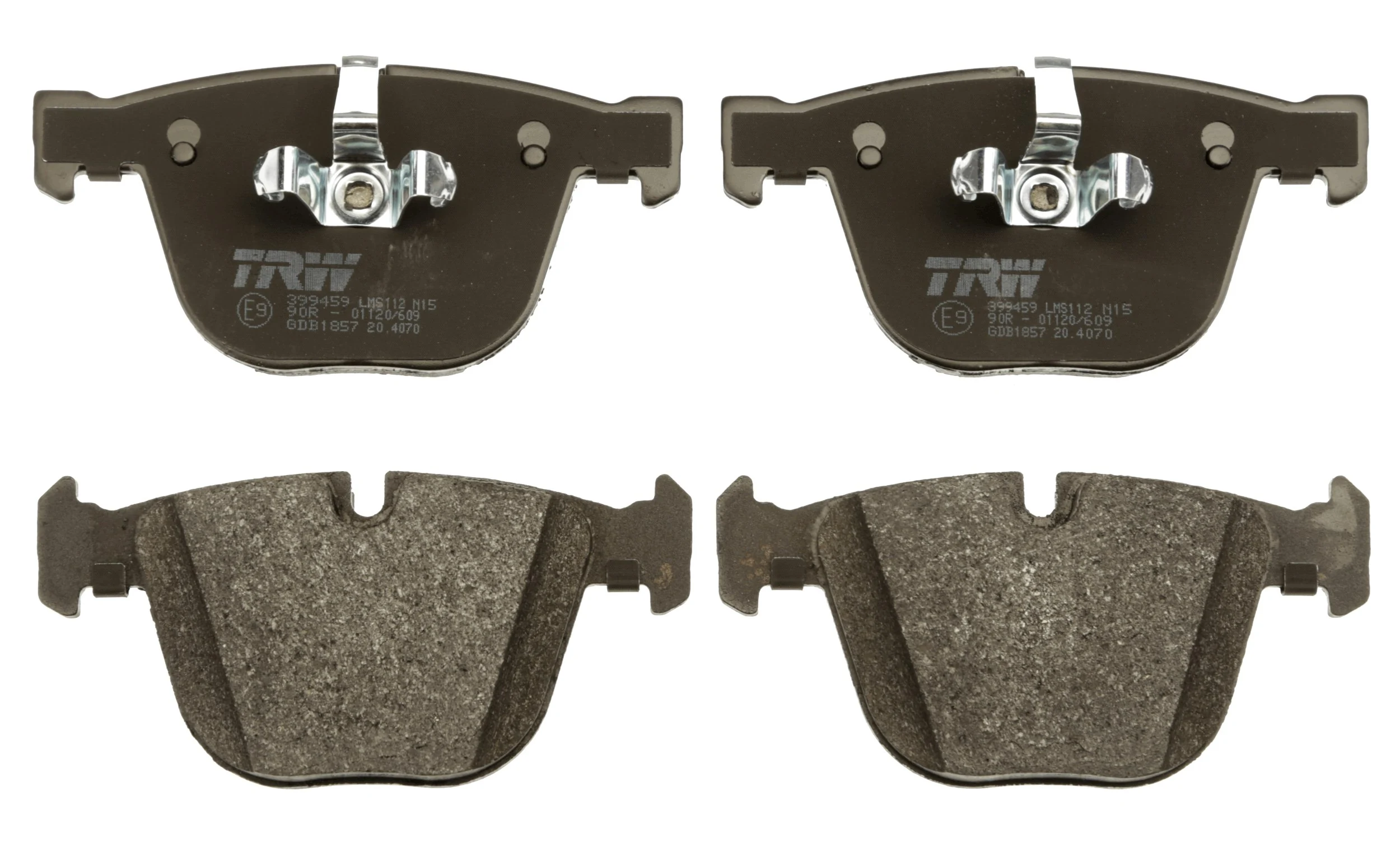 Kit de plaquettes de frein, frein à disque TRW GDB1857