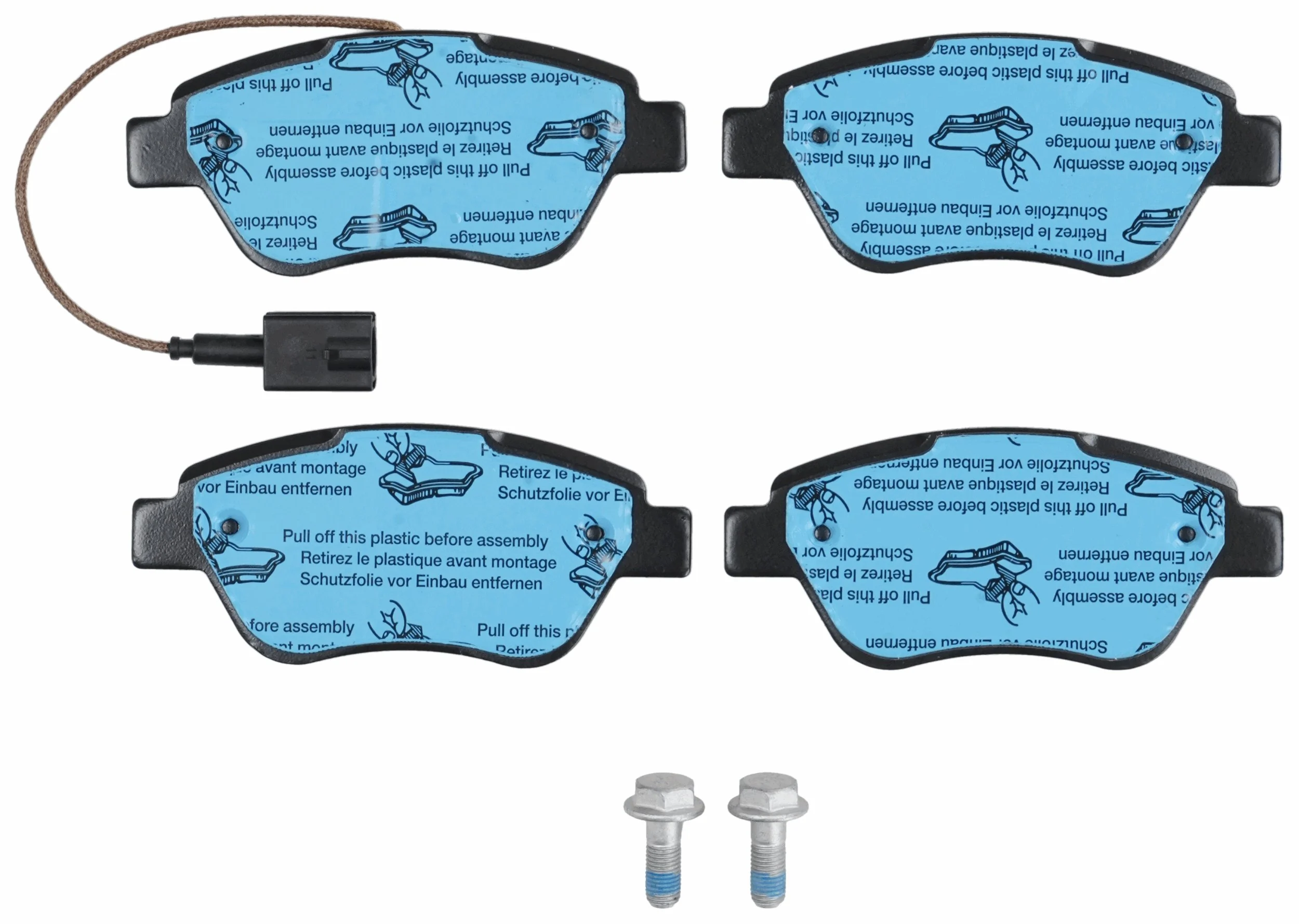 Kit de plaquettes de frein, frein à disque TRW GDB1590