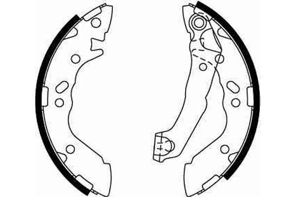 Jeu de mâchoires de frein TRW GS8659