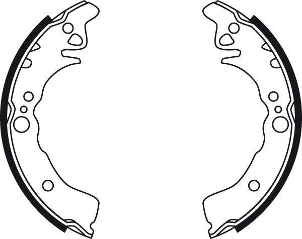 Jeu de mâchoires de frein TRW GS8761