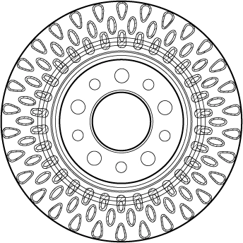 Disque de frein TRW DF4479