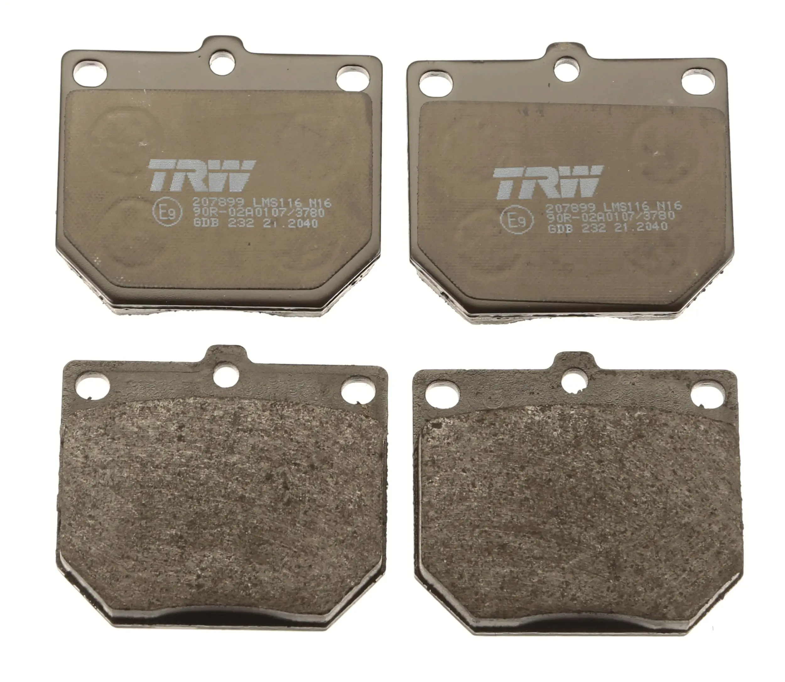 Kit de plaquettes de frein, frein à disque TRW GDB232