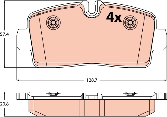 KLOCKI HAM. IVECO T. DAILY 3,0 D 14-