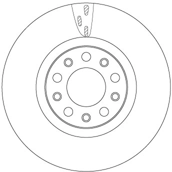 Disque de frein TRW DF6590S