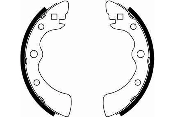 Jeu de mâchoires de frein TRW GS8071
