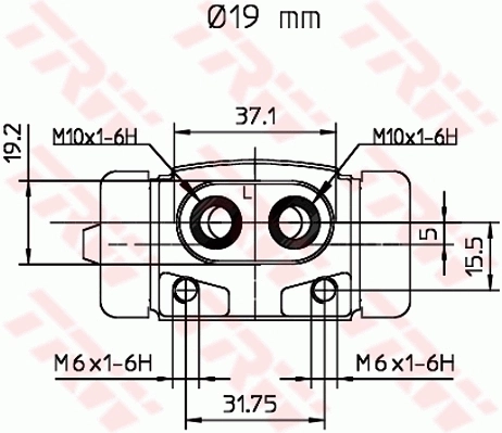 Cylindre de roue TRW BWD188