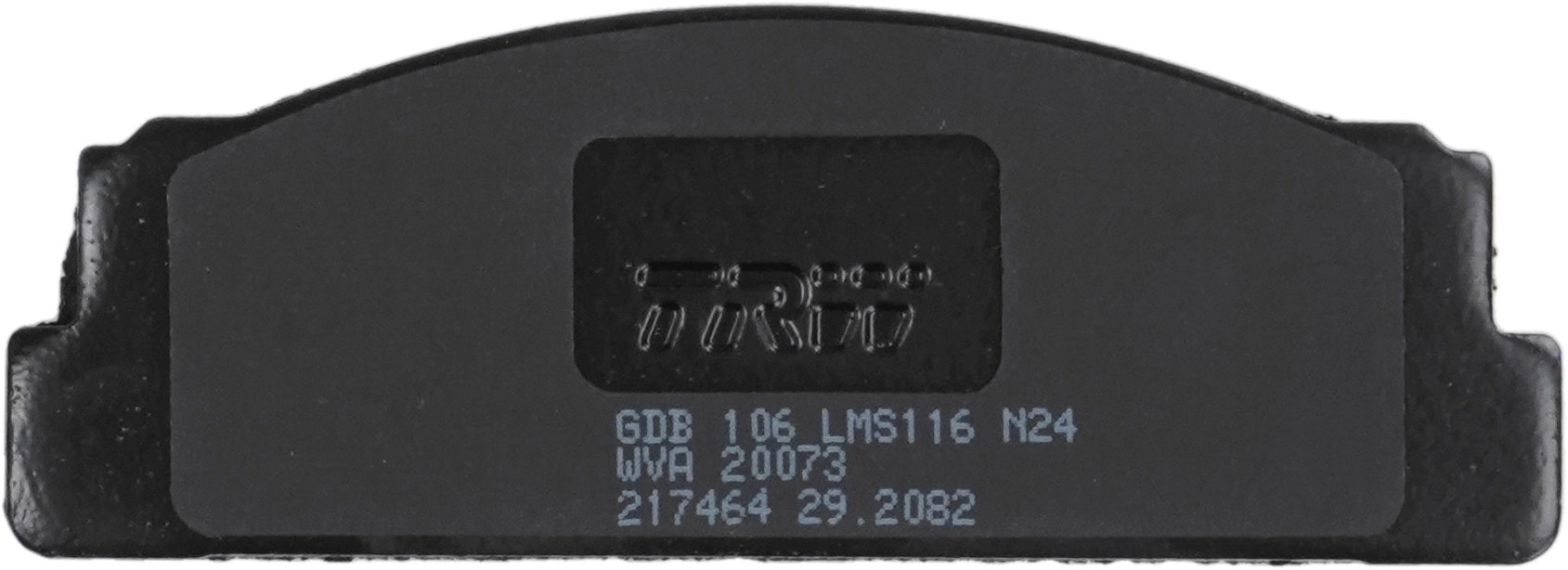 Kit de plaquettes de frein, frein à disque TRW GDB106