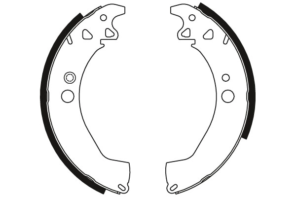 Jeu de mâchoires de frein TRW GS8192