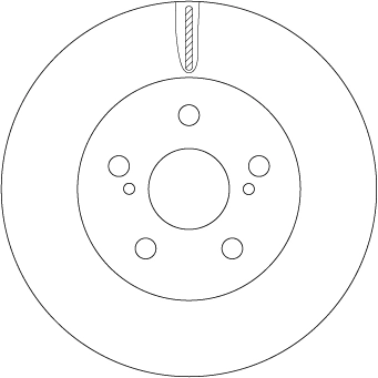Disque de frein TRW DF6734