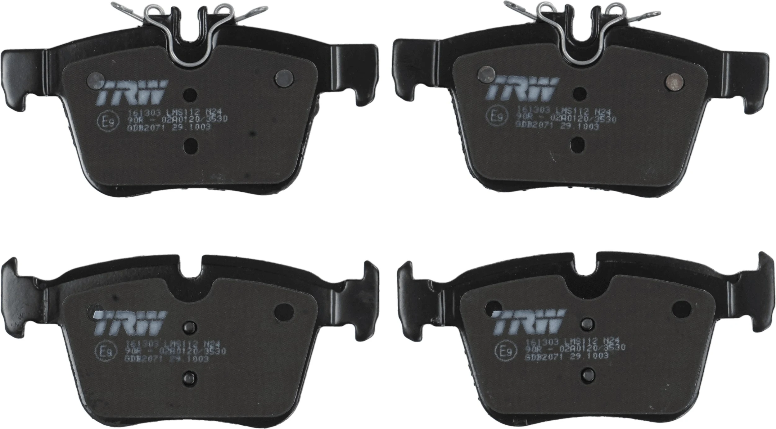 Kit de plaquettes de frein, frein à disque TRW GDB2071