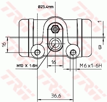 Cylindre de roue TRW BWL112