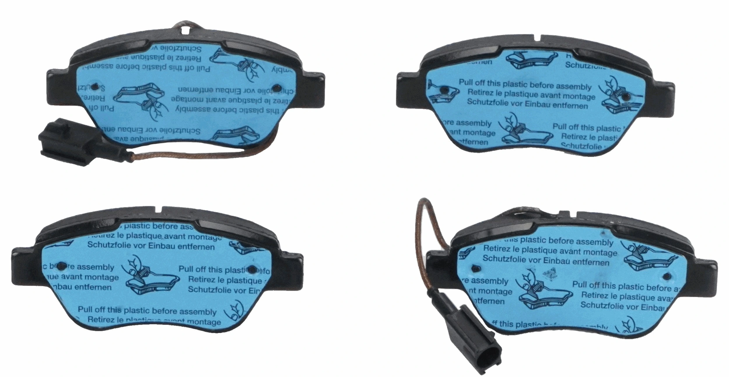 Kit de plaquettes de frein, frein à disque TRW GDB1891