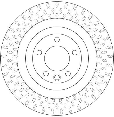 Disque de frein TRW DF6505S